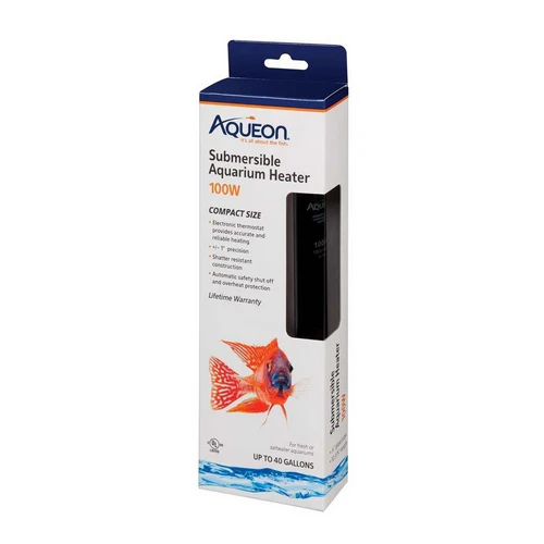 Chauffage d'aquarium submersible Aqueon 100 watts — Accessoires pour aquariums