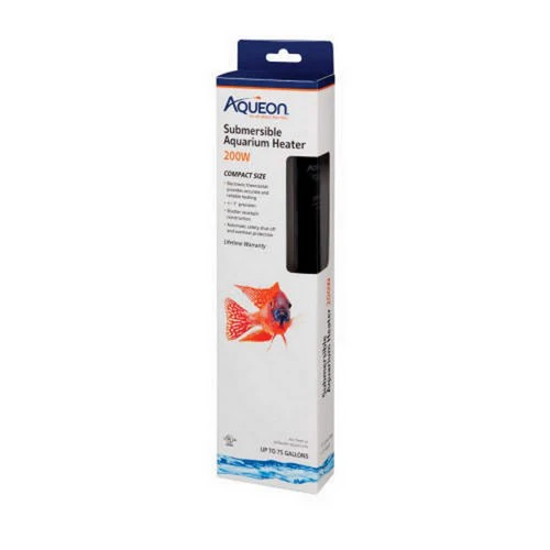 Chauffage d'aquarium submersible Aqueon 200 watts — Accessoires pour aquariums