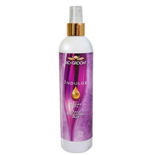 Bio Groom Indulge Spray d'aide au brossage quotidien à l'huile d'argan 12 oz