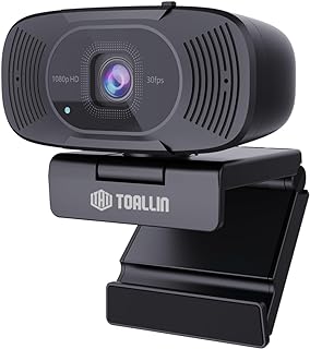 Webcam TOALLIN Auto-Focus 1080P HD Grand Angle — Webcam