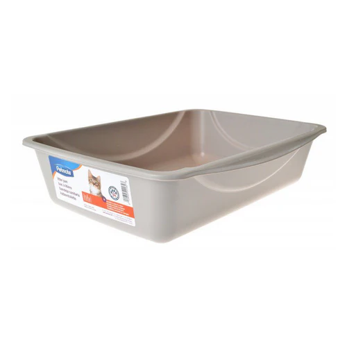 Petmate Litter Pan Gray Medium