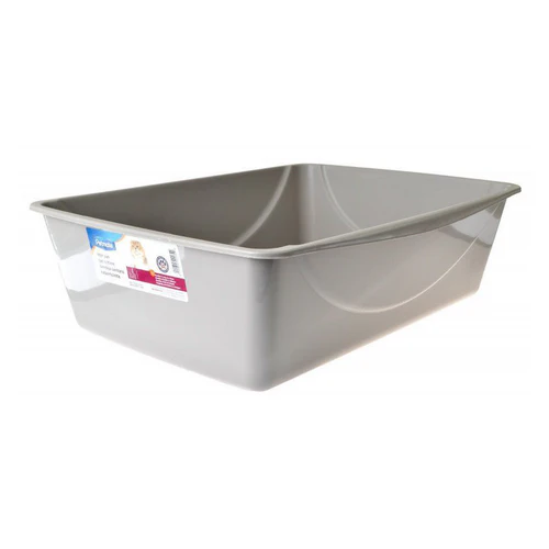 Petmate Jumbo Gray Litter Pan 22.3"L x 16.8"W x 6.8"H