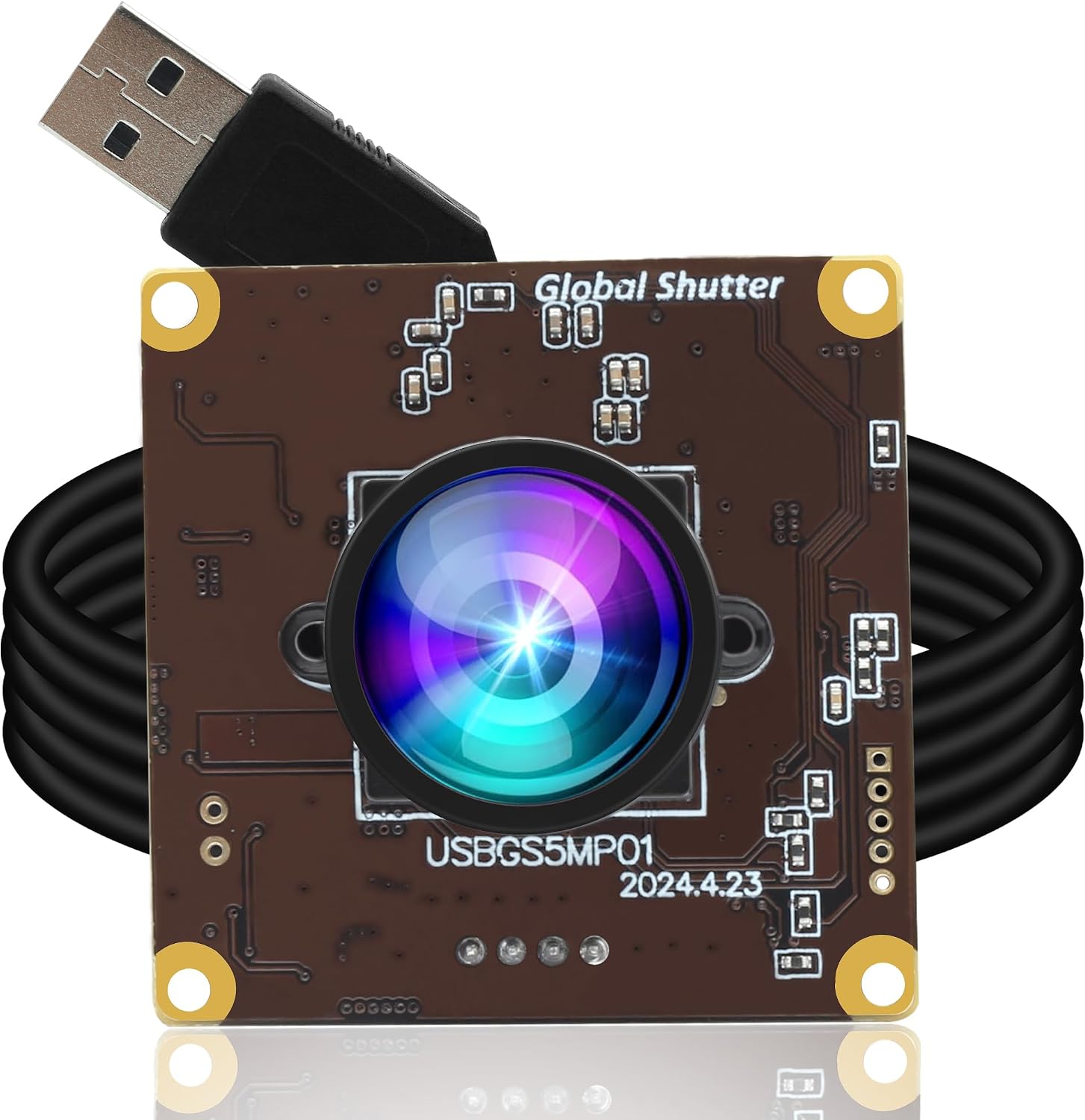 Module Caméra USB ELP 5MP Obturateur Global 60fps — Webcam