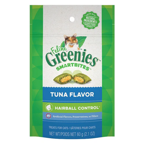 Greenies SmartBites Hairball Control Gâteries pour chats à saveur de thon 2,1 oz — Jouets pour chiens
