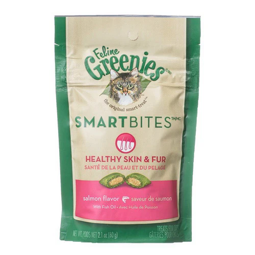 Greenies, SmartBites Skin & Fur Crunchy And Soft Adult Cat, 2.1 oz