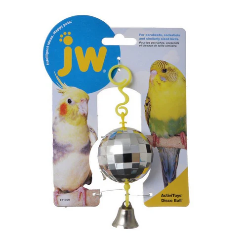 JW Pet, Insight Disco Ball Bird Toy, Disco Ball Bird Toy