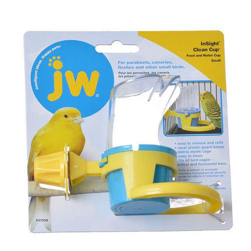 JW Pet Insight Clean Cup Feed & Water Cup Petit 2" de diamètre x 3" de haut — Jouets pour chiens