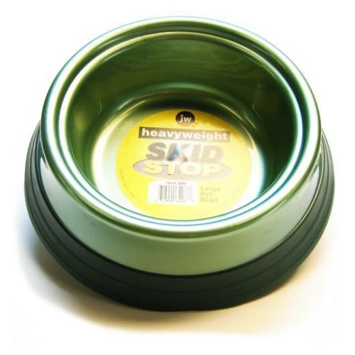 Heavyweight Skid Stop Bowl Large - 9.25" Wide x 2.5" High by JW Pet — Dog Toys