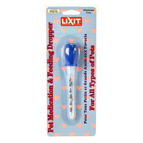 Lixit Compte-gouttes pour médicaments et alimentation pour animaux de compagnie 3 ml — Jouets pour chiens