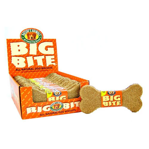 Natures Animals, Big Bite Dog Treat - Cheddar Cheese Flavor, 8 Inch (Case Of 24) — Dog Toys