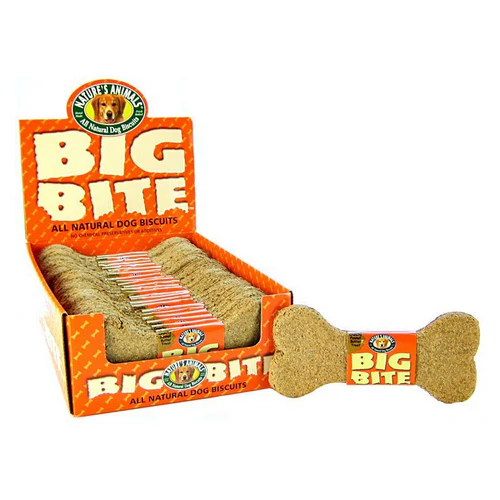 Natures Animals Big Bite Friandises pour chiens Saveur beurre de cacahuète 8 pouces Caisse de 24 — Jouets pour chiens