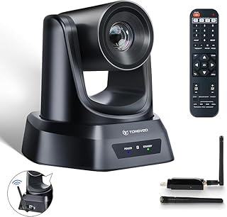 TONGVEO Wireless PTZ Conference Camera 1080P 60fps