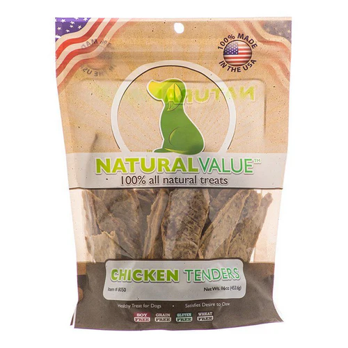 Loving Pets Natural Value Chicken Tenders 16 oz Dog Treats