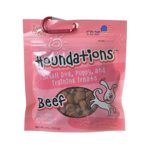 Loving Pets Houndations Training Treats Bœuf 4 oz — Gâteries pour dressage de chiens