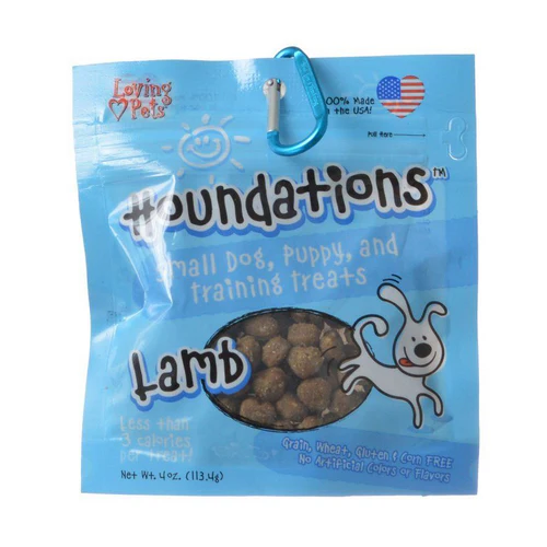 Loving Pets Houndations Training Treats Agneau 4 oz — Gâteries pour dressage de chiens