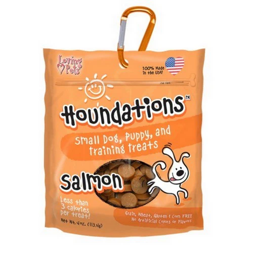 Loving Pets Houndations Training Treats Salmon 4 oz