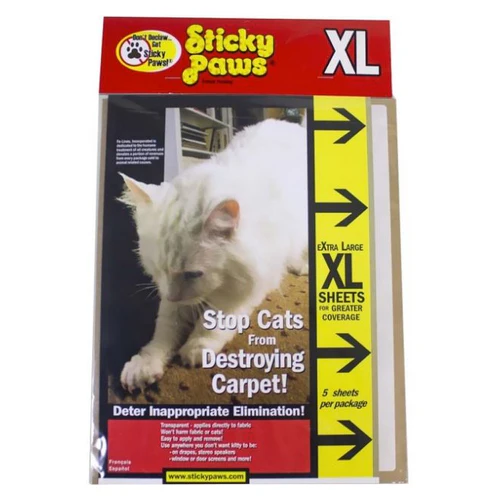 Pioneer Pet Sticky Paws XL Feuilles Lot de 5 9"L x 12"W — Jouets pour chiens