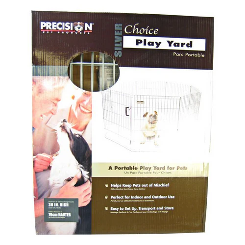 Silver Choice Exercise Pen Model SXP 30" Tall by Precision Pet — Dog Toys