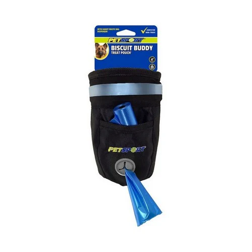 Petsport USA Biscuit Buddy Treat Pouch avec distributeur de sacs 1 pièce — Jouets pour chiens