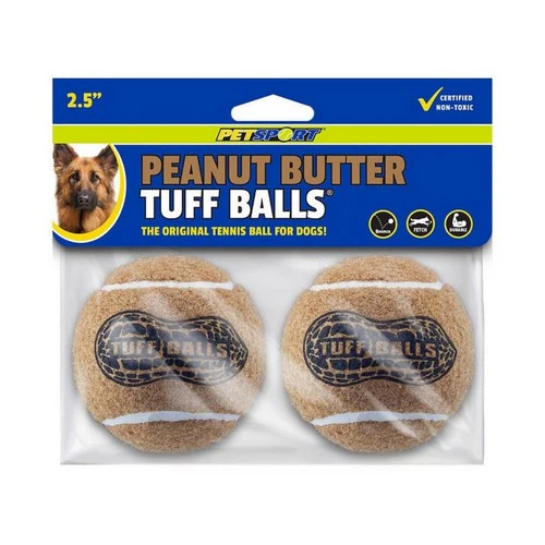 Petsport USA, Peanut Butter Balls, 2 Pack — Dog Toys