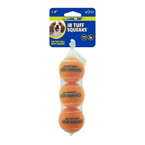 Petsport USA, Jr. Tuff Ball Squeak Dog Toy, 3 Pack — Dog Toys