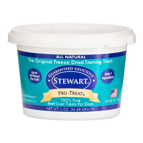 Stewart Pro-Treat 100% Pure Beef Liver Dog Treats 2 oz
