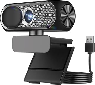 1080P HD Webcam with Microphone and Noise Cancellation — Webcams