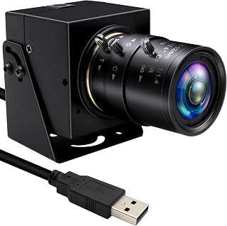 MMlove 1200P USB Webcam – 4X Optical Zoom, 90fps