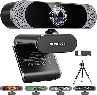 DEPSTECH DW49 4K Webcam 8MP Sony Sensor Autofocus