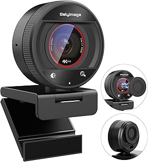 4K Webcam PC PDAF Autofocus Dual Mic Privacy Cover