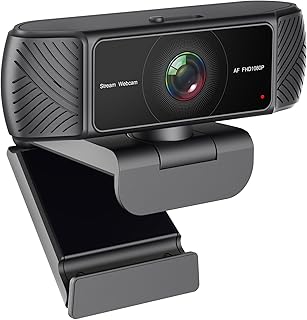 1080P HD Streaming Webcam with Microphone and Privacy Cover