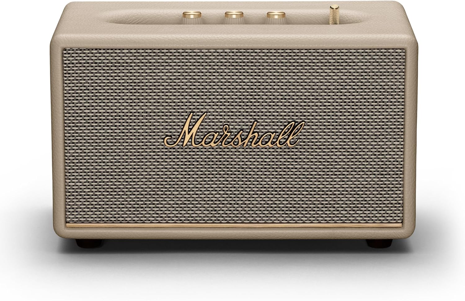 Marshall Acton III Enceinte Bluetooth Maison – Crème — Haut-parleur Bluetooth portable