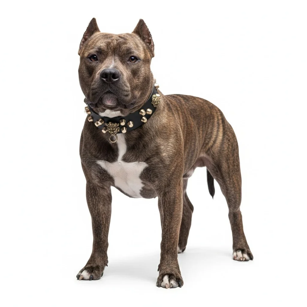 Spikedogcollars Guardian Kings Studded Collar for American Bully L — Dog Collar