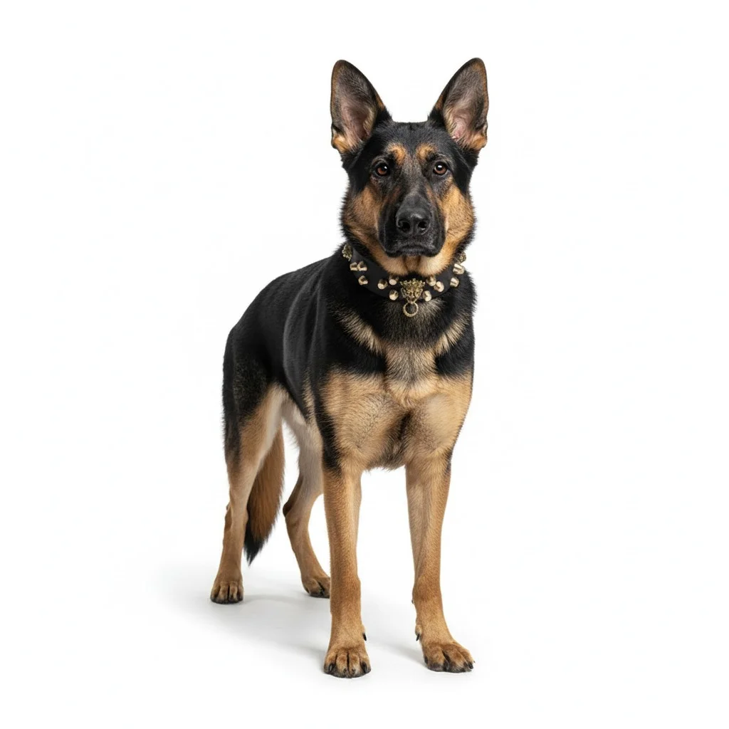 Spikedogcollars Guardian Kings Collier clouté pour berger allemand - L