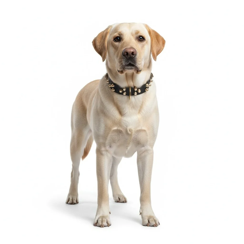 Spikedogcollars Collier clouté Warlord pour Golden Retriever - Grand — Collier pour chien