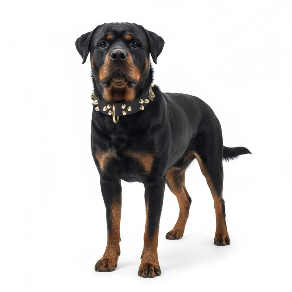 Spikedogcollars Collier clouté Warlord pour Rottweiler L — Collier pour chien