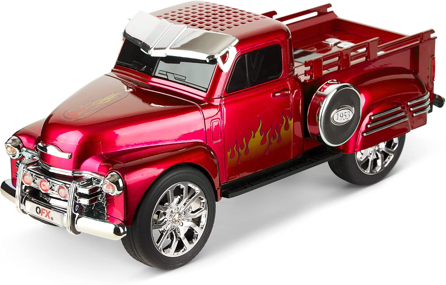 Enceinte Bluetooth QFX BT-1953RED Chevy rouge — Haut-parleur Bluetooth portable