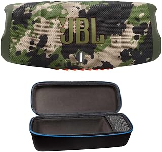 JBL Charge 5 Waterproof Bluetooth Speaker with Case