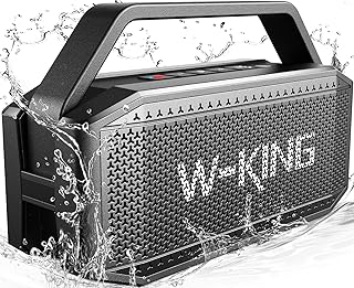 Haut-parleur Bluetooth Portable W-KING 100W IPX6 Étanche — Haut-parleur Bluetooth portable