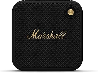 Marshall Willen Haut-parleur Bluetooth portable noir et laiton — Haut-parleur Bluetooth portable