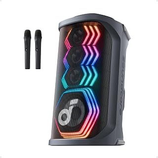 soundcore Rave 3S AI Party Speaker with 2 Wireless Microphones — Bluetooth Speakers