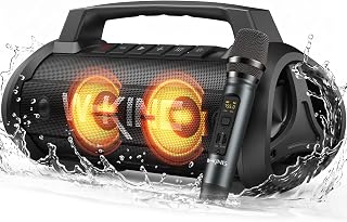 Enceinte Bluetooth W-KING 120W Étanche — Haut-parleur Bluetooth portable