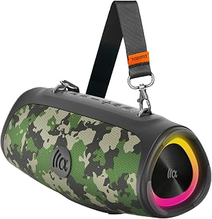 TAZATA Portable Bluetooth Speaker 60W RMS Waterproof — Bluetooth Speakers