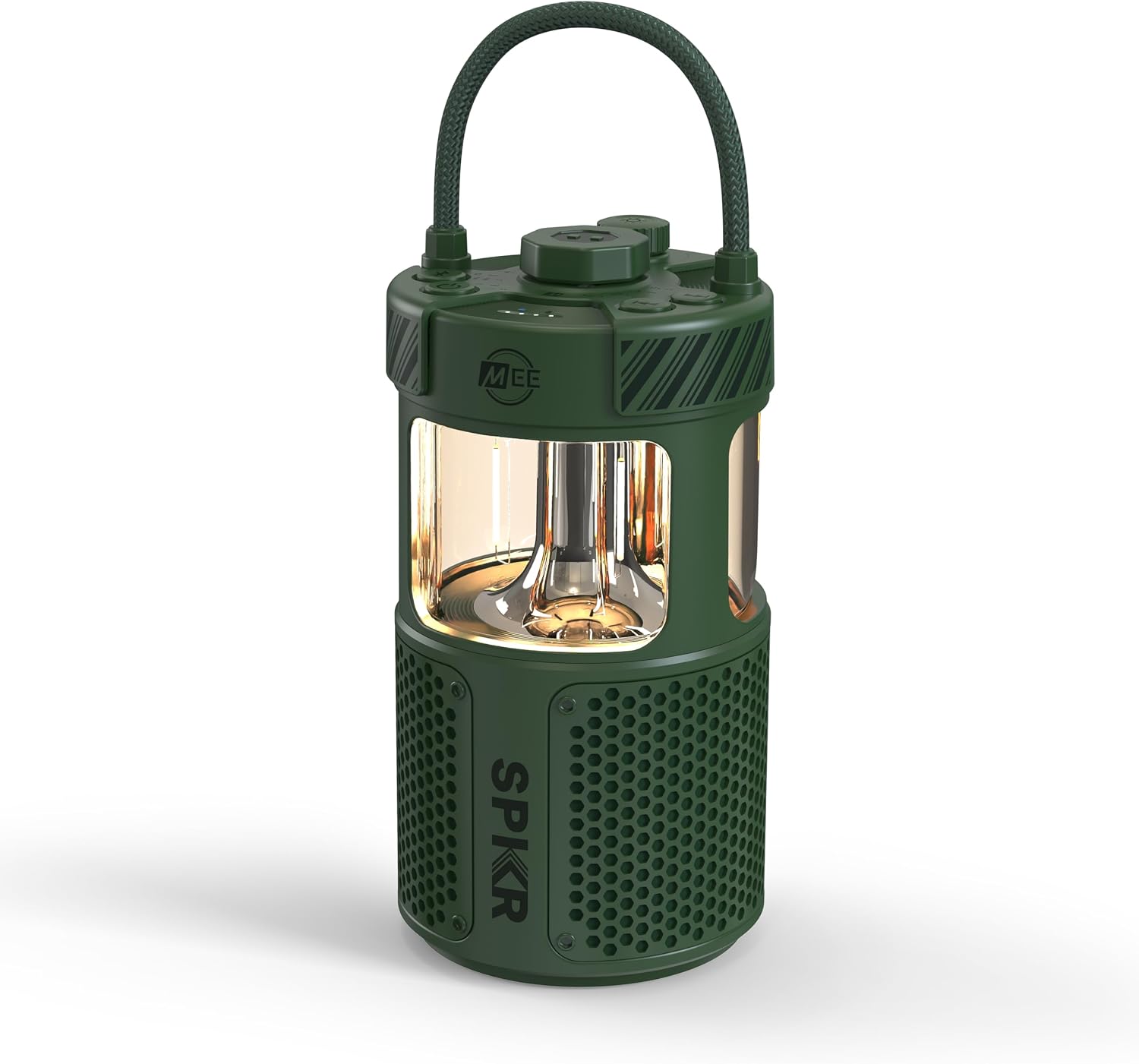 MEE audio lightSPKR Enceinte Bluetooth avec Lanterne de Camping — Haut-parleur Bluetooth portable