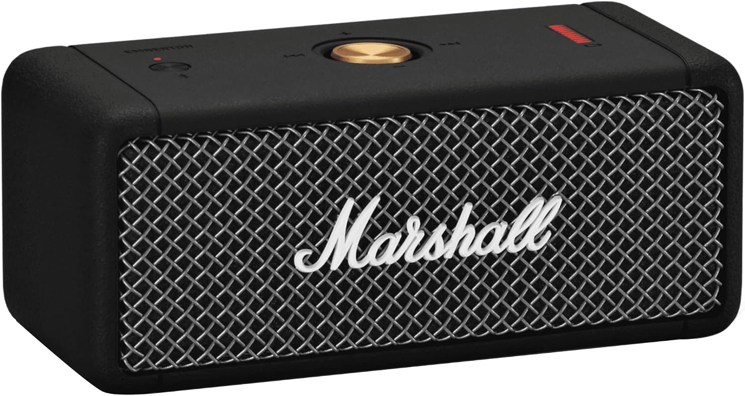 Haut-parleur Marshall Emberton portable Bluetooth noir — Haut-parleur Bluetooth portable