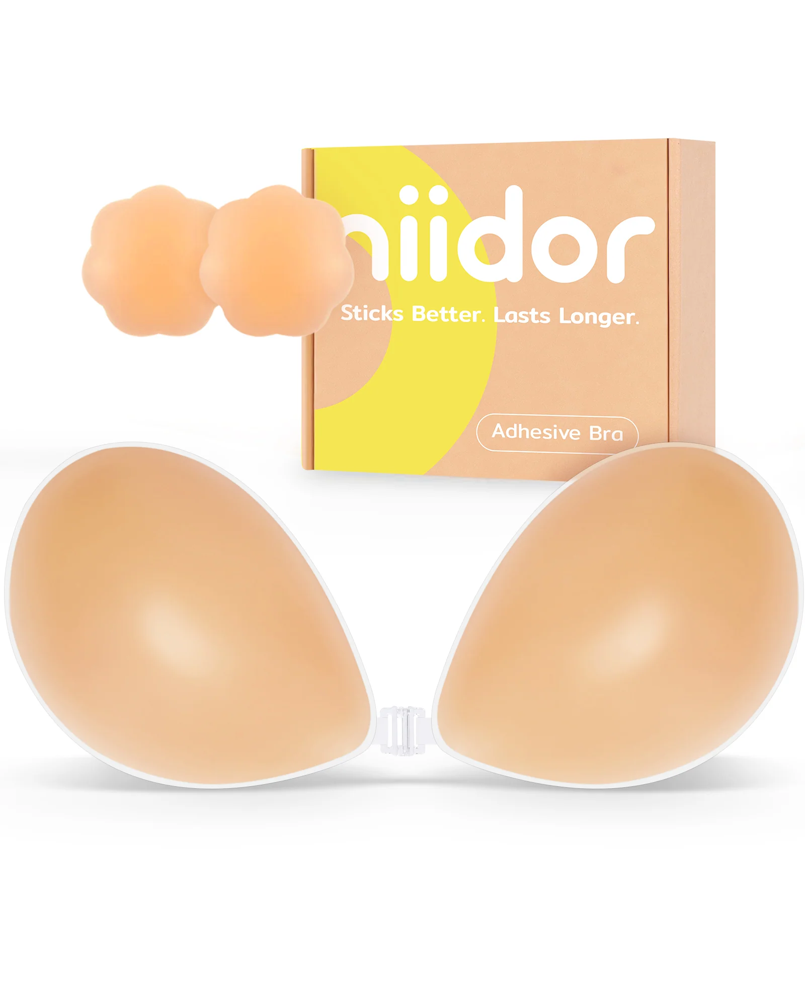 Soutien-gorge adhésif en silicone Niidor