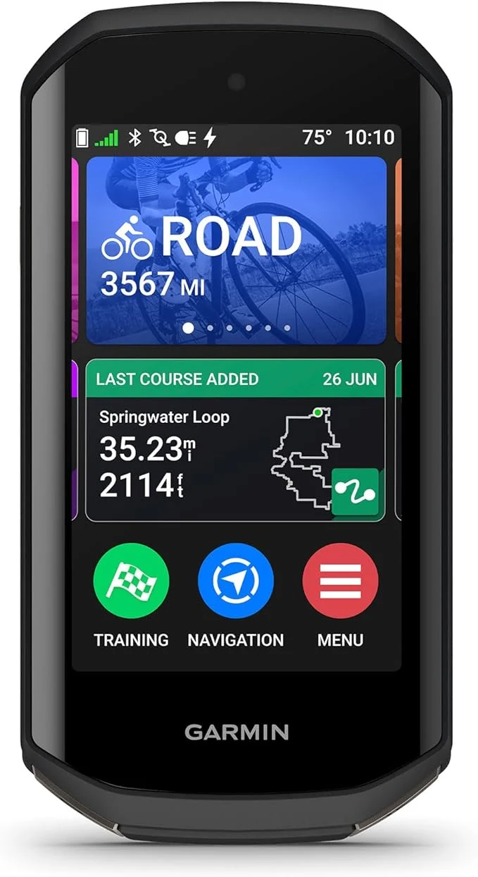 Ordinateur de vélo GPS Garmin Edge 1050 avec écran tactile — Accessoires de vélo