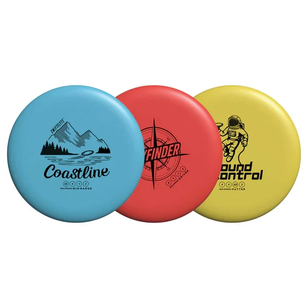 Ensemble de départ de disc golf Swiftflyte avec 3 disques essentiels — Accessoires de golf