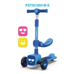 Trottinette Poker Face Bleue avec Option de Siège Amovible — Équipement de conditionnement physique