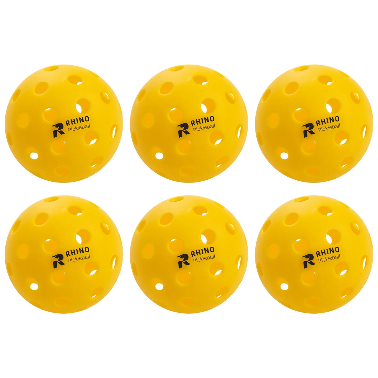 Ensemble de 6 balles de pickleball récréatives extérieures
